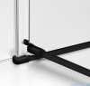 New Trendy Avexa Black kabina prostokątna 90x80x200 cm przejrzyste lewa EXK-1574